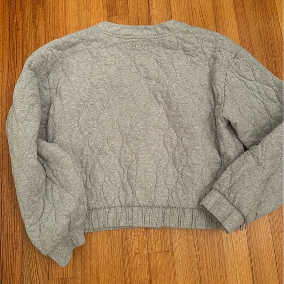 UGG Quilted Quinby Cardigan Size L #j6 - Picture 7 of 7